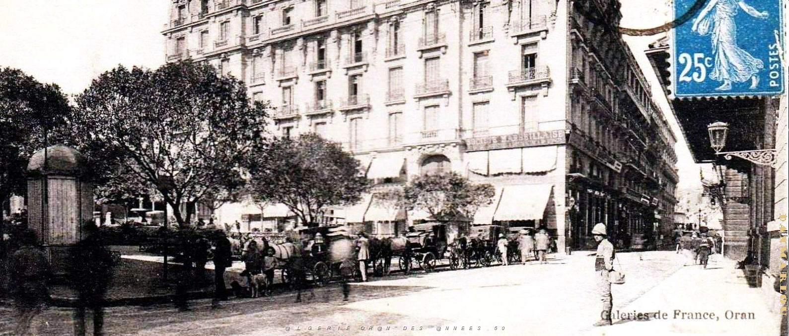 2732- Oran - Place de la Bastille - Grand Hotel2 - 1924.jpg
